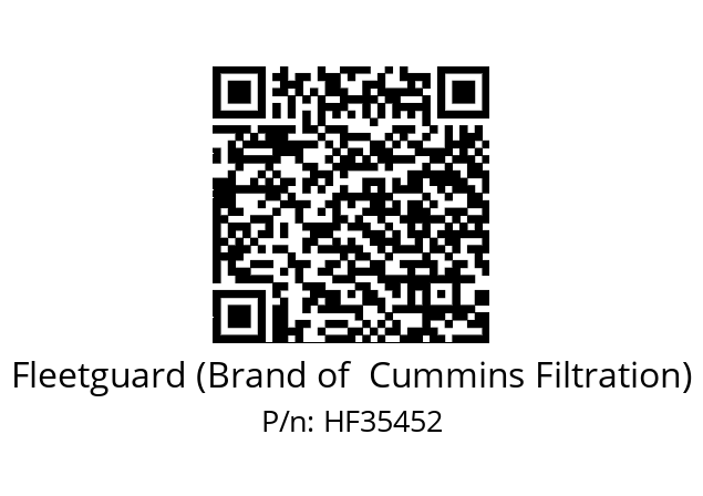   Fleetguard (Brand of  Cummins Filtration) HF35452