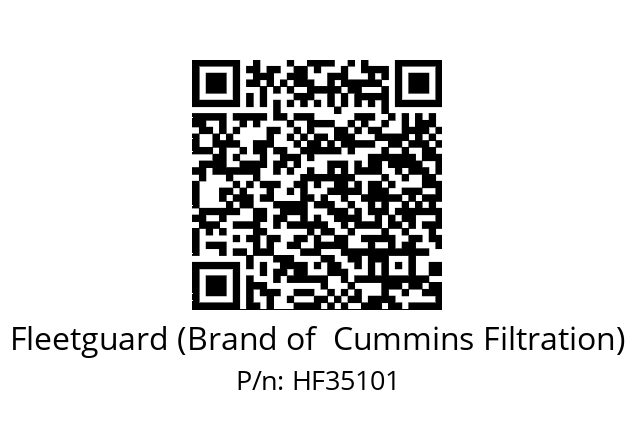   Fleetguard (Brand of  Cummins Filtration) HF35101