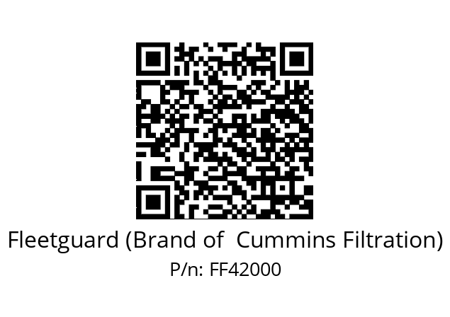   Fleetguard (Brand of  Cummins Filtration) FF42000