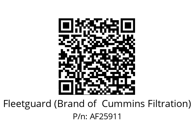   Fleetguard (Brand of  Cummins Filtration) AF25911