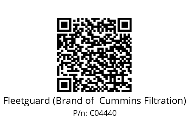   Fleetguard (Brand of  Cummins Filtration) C04440