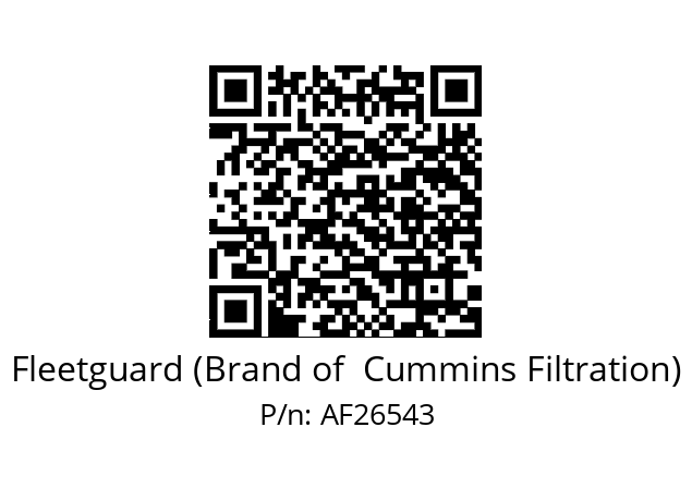   Fleetguard (Brand of  Cummins Filtration) AF26543