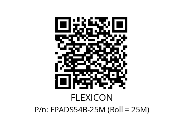   FLEXICON FPADS54B-25M (Roll = 25M)