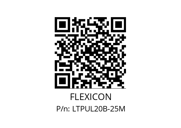   FLEXICON LTPUL20B-25M