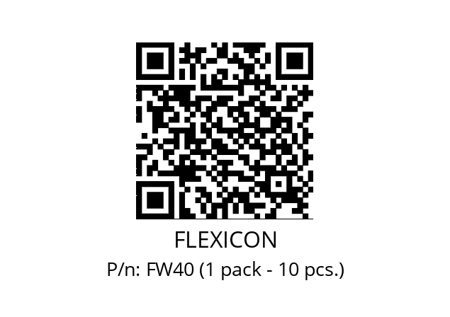   FLEXICON FW40 (1 pack - 10 pcs.)