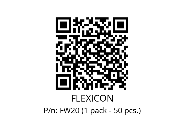   FLEXICON FW20 (1 pack - 50 pcs.)