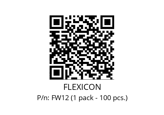   FLEXICON FW12 (1 pack - 100 pcs.)