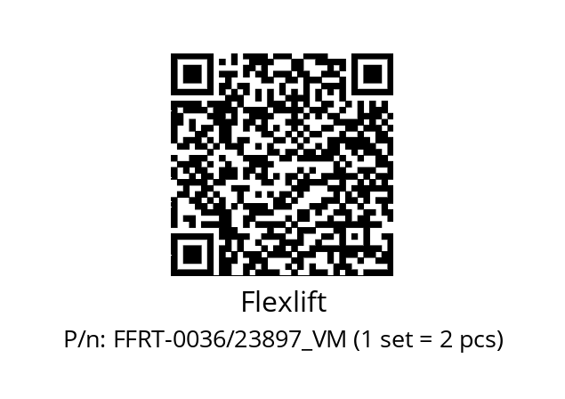   Flexlift FFRT-0036/23897_VM (1 set = 2 pcs)