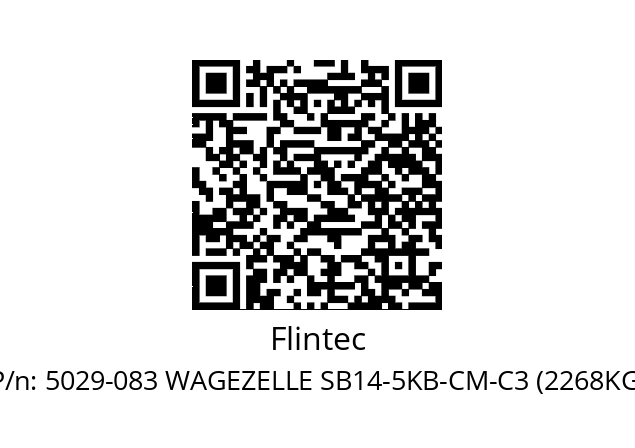   Flintec 5029-083 WAGEZELLE SB14-5KB-CM-C3 (2268KG)