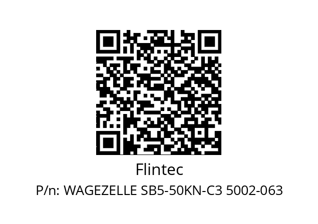   Flintec WAGEZELLE SB5-50KN-C3 5002-063