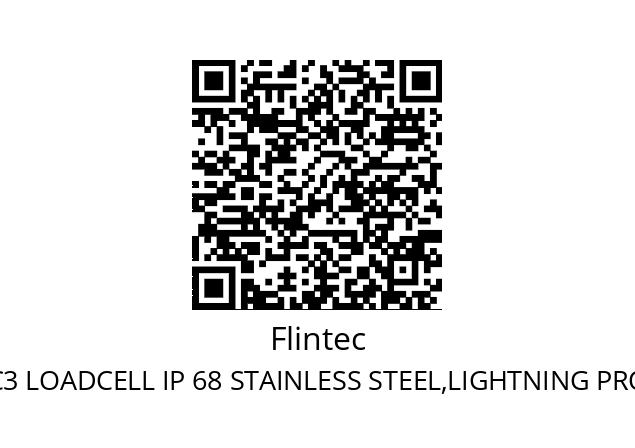   Flintec 30T C3 LOADCELL IP 68 STAINLESS STEEL,LIGHTNING PROTECTION