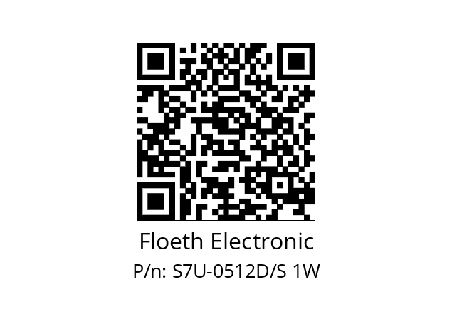   Floeth Electronic S7U-0512D/S 1W