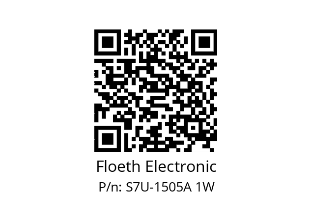   Floeth Electronic S7U-1505A 1W