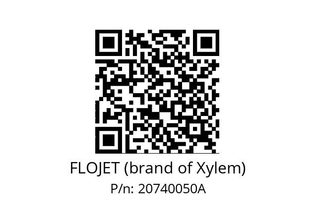   FLOJET (brand of Xylem) 20740050A