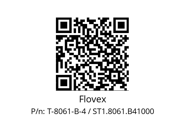   Flovex T-8061-B-4 / ST1.8061.B41000