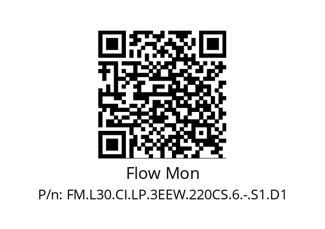   Flow Mon FM.L30.CI.LP.3EEW.220CS.6.-.S1.D1