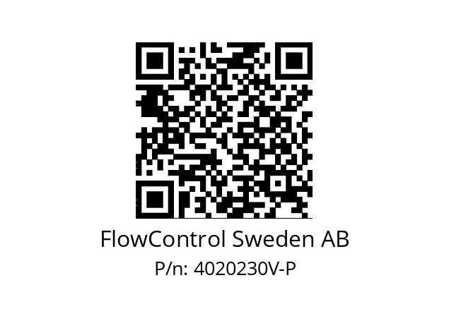   FlowControl Sweden AB 4020230V-P