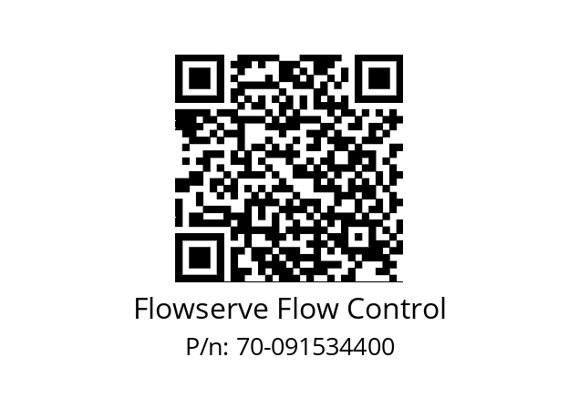   Flowserve Flow Control 70-091534400