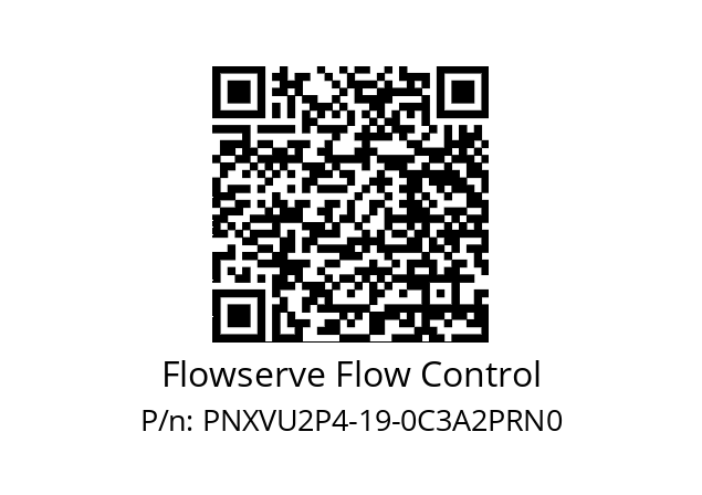   Flowserve Flow Control PNXVU2P4-19-0C3A2PRN0