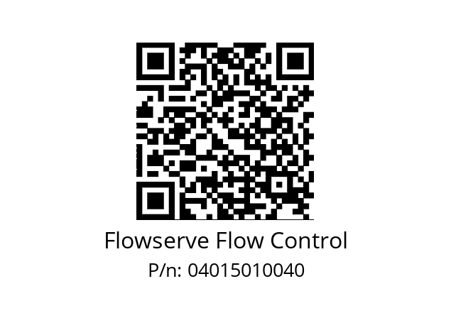   Flowserve Flow Control 04015010040