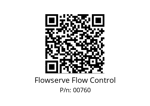   Flowserve Flow Control 00760