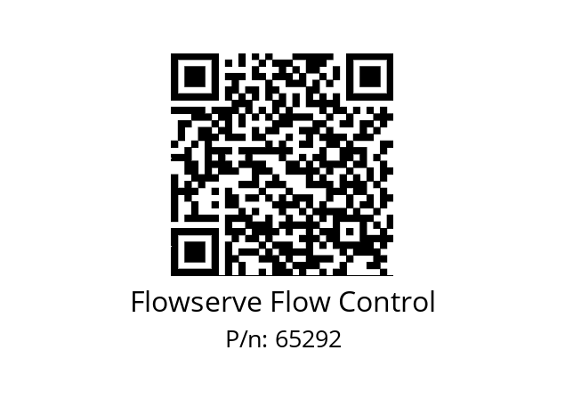   Flowserve Flow Control 65292