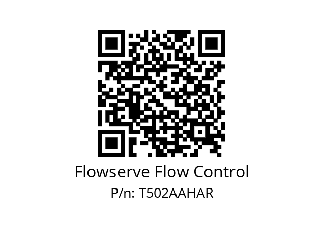   Flowserve Flow Control T502AAHAR