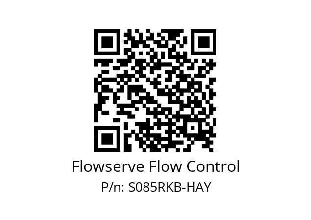   Flowserve Flow Control S085RKB-HAY