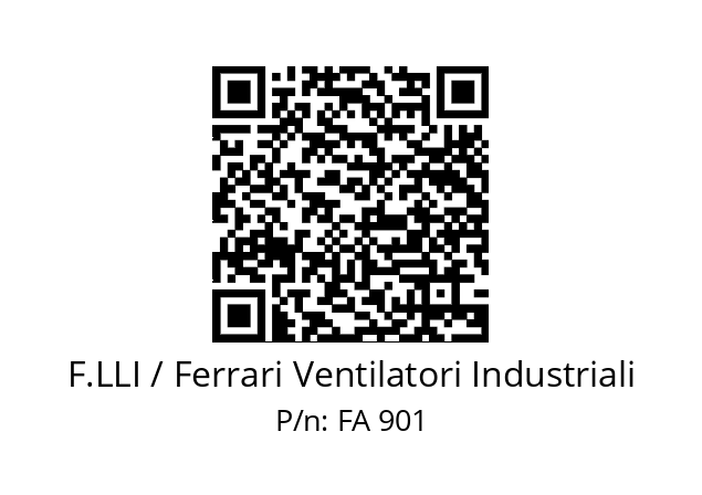   F.LLI / Ferrari Ventilatori Industriali FA 901