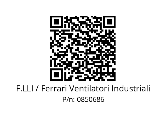   F.LLI / Ferrari Ventilatori Industriali 0850686