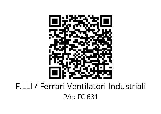   F.LLI / Ferrari Ventilatori Industriali FC 631