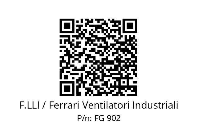   F.LLI / Ferrari Ventilatori Industriali FG 902