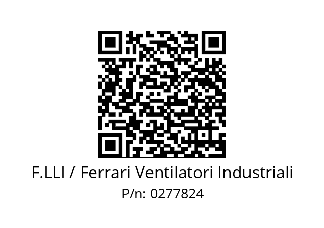   F.LLI / Ferrari Ventilatori Industriali 0277824