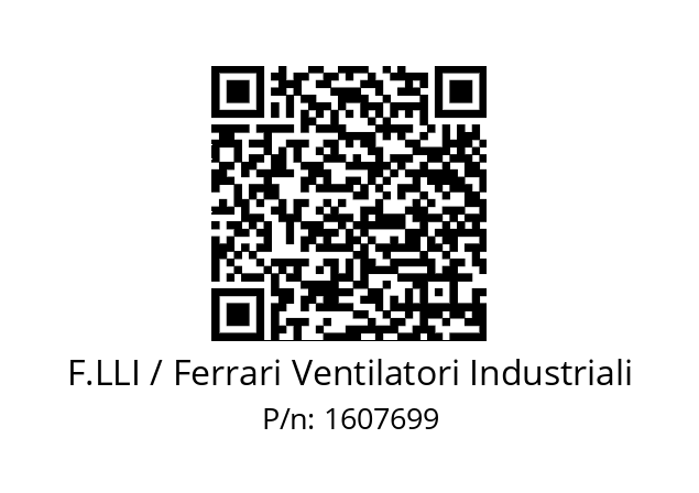   F.LLI / Ferrari Ventilatori Industriali 1607699