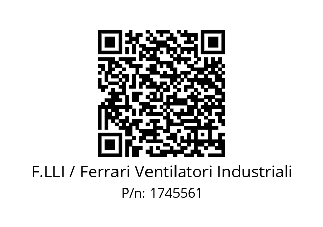   F.LLI / Ferrari Ventilatori Industriali 1745561