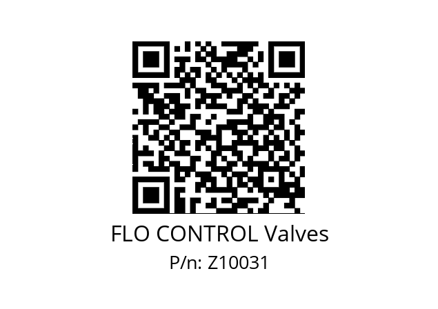   FLO CONTROL Valves Z10031