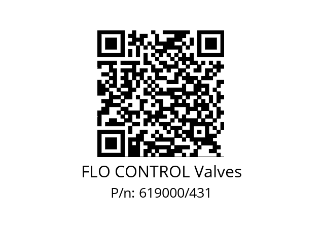   FLO CONTROL Valves 619000/431