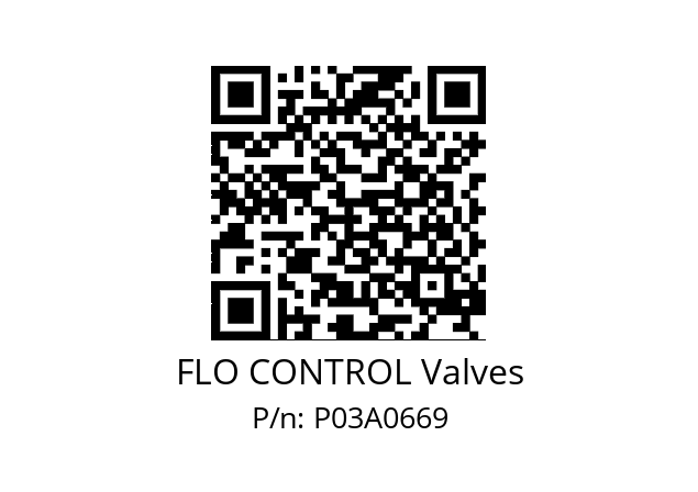   FLO CONTROL Valves P03A0669