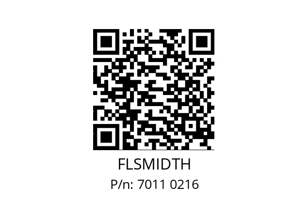   FLSMIDTH 7011 0216