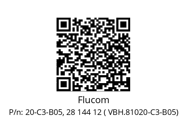   Flucom 20-C3-B05, 28 144 12 ( VBH.81020-C3-B05)