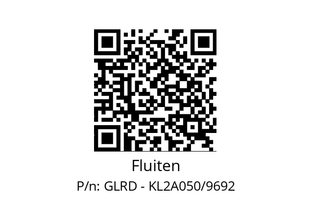   Fluiten GLRD - KL2A050/9692