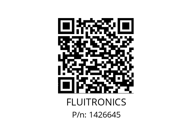   FLUITRONICS 1426645