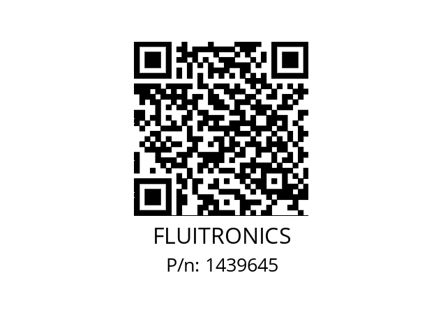   FLUITRONICS 1439645