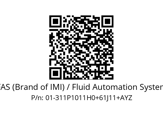   FAS (Brand of IMI) / Fluid Automation System 01-311P1011H0+61J11+AYZ