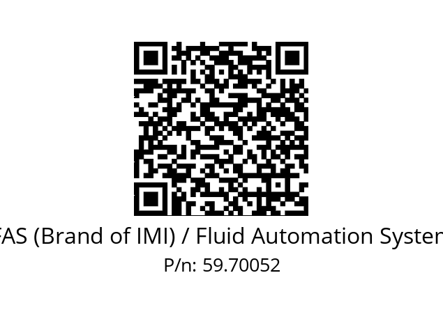   FAS (Brand of IMI) / Fluid Automation System 59.70052