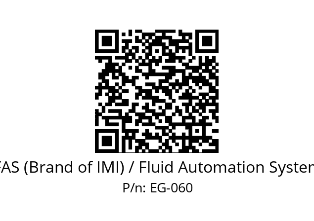   FAS (Brand of IMI) / Fluid Automation System EG-060