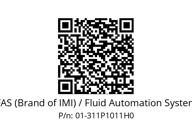   FAS (Brand of IMI) / Fluid Automation System 01-311P1011H0