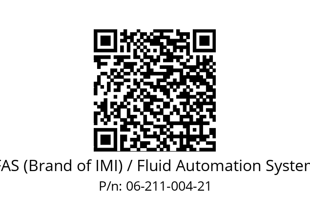   FAS (Brand of IMI) / Fluid Automation System 06-211-004-21