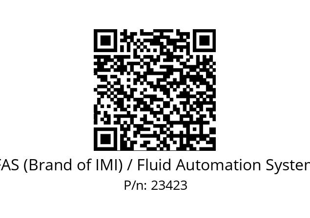   FAS (Brand of IMI) / Fluid Automation System 23423