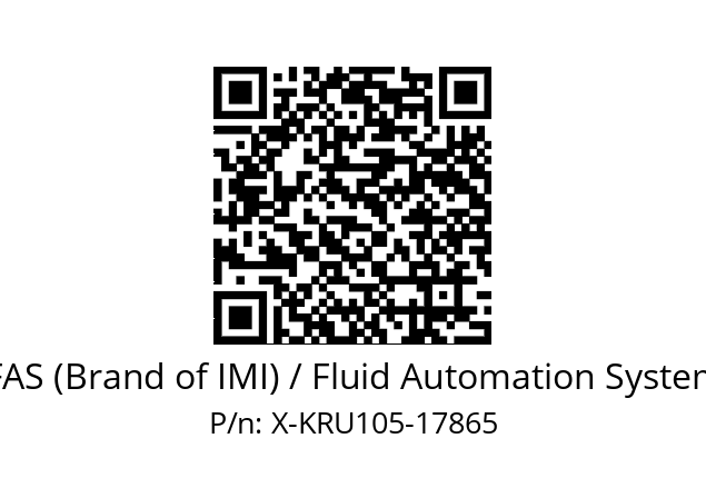   FAS (Brand of IMI) / Fluid Automation System X-KRU105-17865